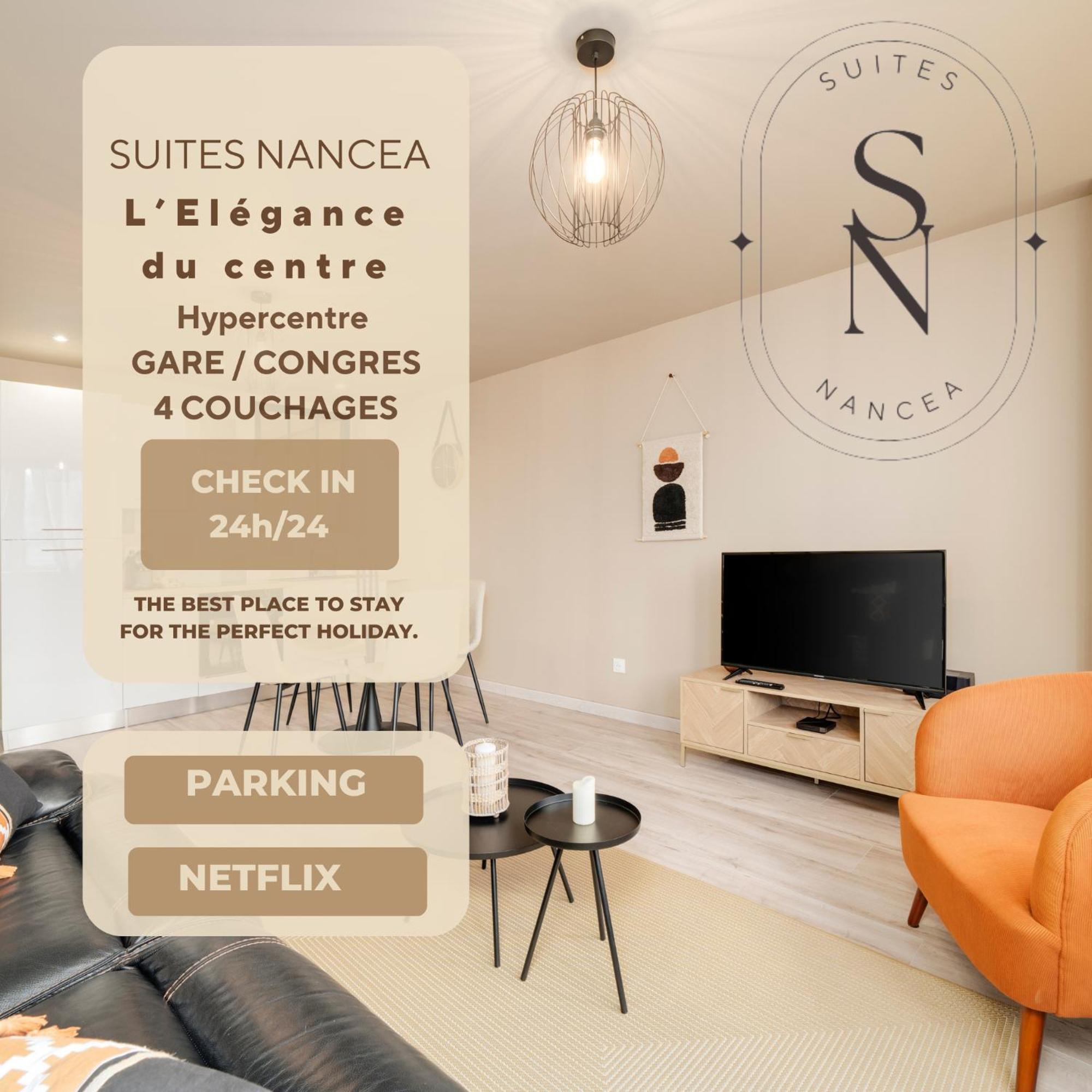 L'elegance Du Centre - Gare Congres - Parking - T3 * Nancy